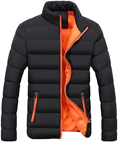 Slim Fit Thick Bubble Coat Jacket, G-Real Men's Winter Warm Parka Outerwear