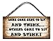 Gigglewick Gifts Wooden Funny Sign Wall Plaque Gift Present Toilet Bathroom Some Come Here To Sit And Think Others Come To Sit And Stink