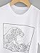 Romwe Women's Short Sleeve Top Casual Graphic Print Tee Shirt White