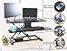 Stand Steady Flexpro Hero Power | Electric Standing Desk Converter/Desk Riser with Wireless Charging | Turns Any Desk into a Sit to Stand Up Desk | Integrated Phone/Tablet Holder (37.5 Inch/Black)