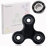 Fidget Spinner, AmyHomie Hand Spinner, Tri-Spinner Fidget Toys for Adults and Kids (Black)