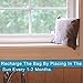 500g Bamboo Charcoal Air Purifying Bag, Natural Air Freshener Odor Absorber Eliminator & Deodorizer Removes Moisture, Allergens in Your Bathroom, Kitchen, Car, RV, Closet By Bamboo Air
