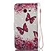 Galaxy J7 V Case/Galaxy J7 Perx Case/Galaxy J7 Sky Pro / J7 Prime/Galaxy Halo / J7 2017 Case,[Shock Absorbent] PU Leather Kickstand Wallet Cover Durable Flip Case -Butterfly