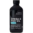 Sports Research® Omega-3 Fish Oil 4685mg - Sourced from Wild Caught Alaska Pollock - Natural Lemon Flavor, MSC Certified Sustainable - 8oz (48 Servings)