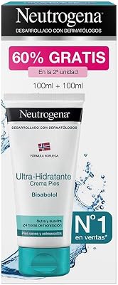 Crème Soin pour Pieds Ultra-Hydratante, Tube 100 ml (Lot de 2)