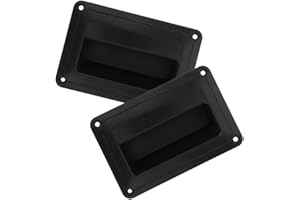 TOVINANNA Plastic Speaker Handle Kit 2Pcs Black Side Mounts for Speaker Cabinets and Road Case Carrying