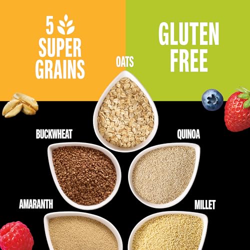 KIND HEALTHY GRAINS ENERGY BARS, MIXED BERRY, GLUTEN FREE, HEALTHY SNACKS, 19G WHOLE GRAINS, 5 COUNT