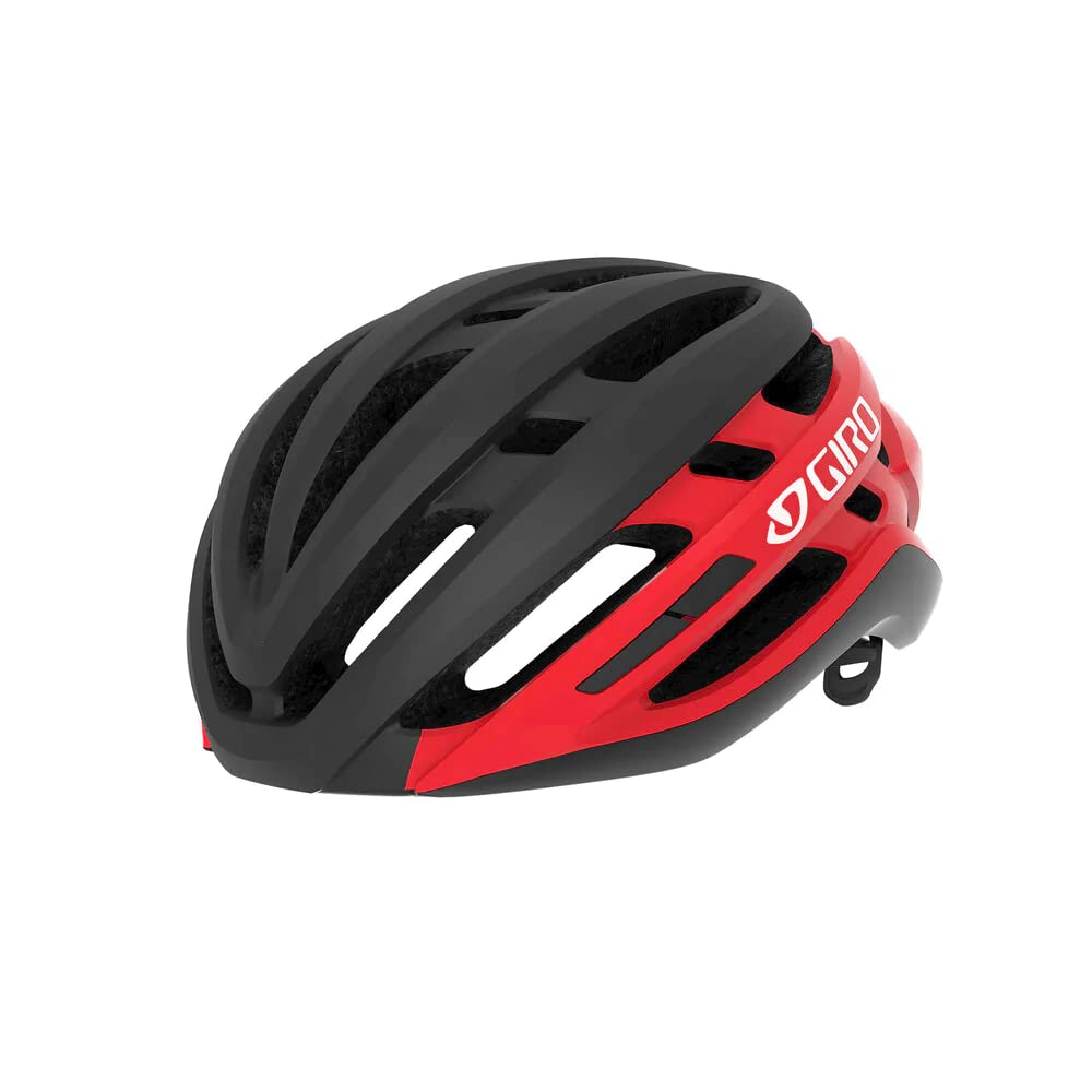 Giro Agilis MIPS Mens Road Cycling Helmet - Matte Black/Bright Red (2022), Small Image