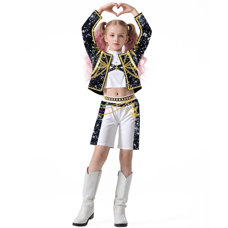 Photo 1 of VBLEVIAR halloween costumes kids girls stage clothing set fancy outfits performace clothing