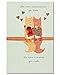 American Greetings Cat Anniversary Card with Glitter