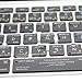 HRH Serato DJ Hotkey Shortcuts Keyboard Cover Backlight TPU Skin for for MacBook Air 13,MacBook Pro13/15/17 (with or w/Out Retina Display, 2015 or Older Version) and Older iMac