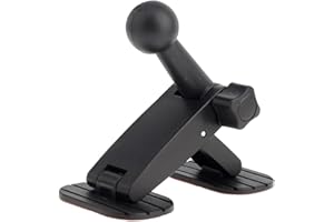 Luyismer 17mm Ball Joint Adapter Adhesive Base Phone Holder Accessory Universal Dashboard Phone Holder Ball Head Adapter