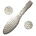 Coopsion Stainless Steel Foot File and Callus Remover - Double-Side Grinding(Silver)