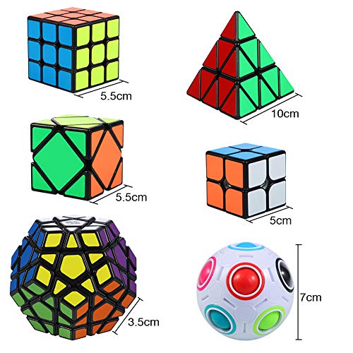 ThinkMax Speed Cube Set, Pack Magic Cube Bundle 2x2x2 3x3x3