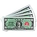 Red Bean Company Chinese Joss Paper - Hell Bank Notes - U.S. Dollar - $10,000 USD (Pack of 150 Sheets, 2.5 x 6 Inches, Green, Rectangular)