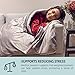 Multi-Relief Weighted Blanket - 100 Night Risk-Free Trial - Supports Healthy Sleep & Can Help Reduce Stress - Includes Premium Super Soft & Washable Cover - 15LBs - Adult Queen Size - Heavy Blanket