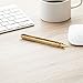 SMOOTHERPRO Solid Brass Pen for Gift School Office with Clip EDC Smooth Writing Pen Diamond (BB026)