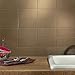 Aspect Peel and Stick Backsplash 3in x 6in Sienna Bark Glass Backsplash Tile for Kitchen and Bathrooms (8-Pack)