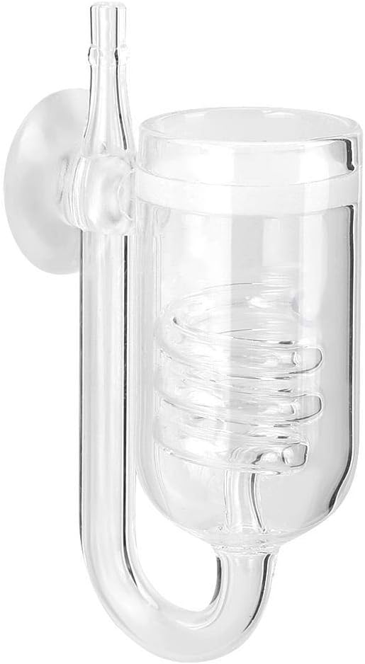 Carbon dioxide glass refiner High Transparent Glass Fish tank Bubble recorder Aquarium Water Plants CO2 Atomizer Small large straight pipe/three turns/funnel
