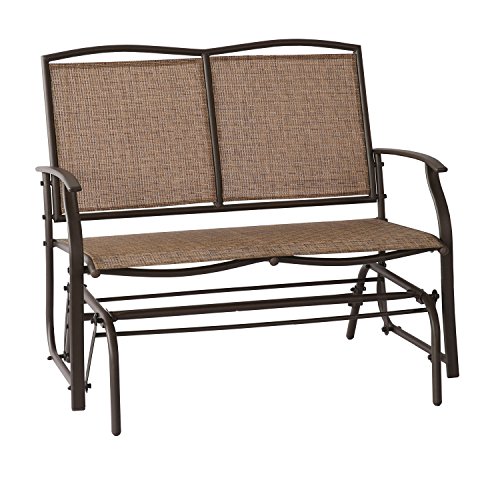 PATIO TREE Patio Swing Glider Bench for 2 Person All 