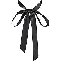 CLADDA☆BOW RIBBON OPS Allegra K Women's Pre-Tied Adjustable String Bow Tie with