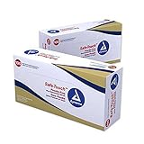 Dynarex Safe-Touch Vinyl Exam Glove Powder Free, Medium, 100 Count