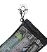Shower Bag Tote, Mesh Caddy Toiletry Organizer 12”L x 9”W, Compact and Lightweight With Suction Cup, Cord for Hanging, Zipper and Drawstring Pouch 14”L x 10”W, Black