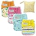 Asenappy Cloth Diaper 4 PCs Reusable Diapers Leak-Proof Diaper Cover with Wet Bag Washable Baby Diaper.