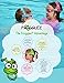 Frogglez Swim Goggles for Kids- Comfortable Neoprene Strap Does Not to Pull Hair & Reduce Leaks, Goggles Have 100% UV Protection, Adjustable Strap, Hassle-Free & Perfect for The Pool- Mermaid Pink