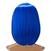 H&N Hair Colorful Blue Costume Wigs for Women 13