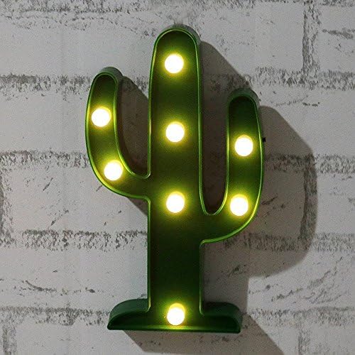 YRLED Cactus LED Lamp Light Novelty Garden Cocktail Party Retro 2AA battery operated