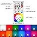 Yangcsl 120 Colors E26 Dimmable Color Changing LED Light Bulbs with Remote Control, Memory & sync, Daylight White & RGB Multi Color, 60 Watt Equivalent (4 Pack)