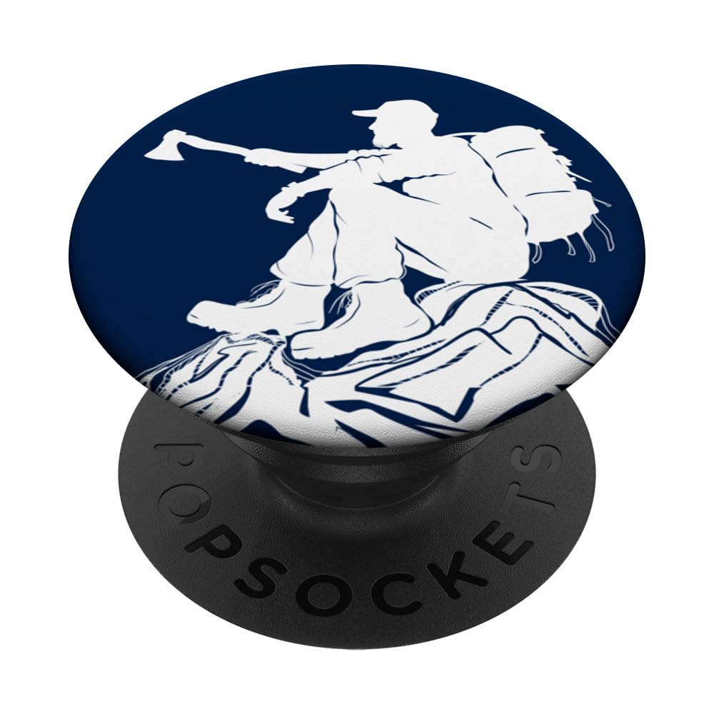 Bushcraft Survival Camping Survivalist Outdoor Graphic PopSockets Swappable PopGrip