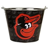 MLB Teams Logo Aluminum Beer Buckets (Baltimore Orioles)