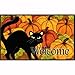 MatMates Pumpkin Patch Cat Doormat