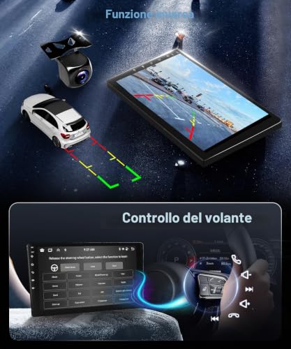 6G+128G 8 Core Android Car Radio for Suzuki Swift 2003-2010 10.1 Inch Touchscreen Wireless Car Radio Carplay Android Car Mirror Link Bluetooth FM/RDS/EQ/DSP WiFi GPS Navi Rear Camera