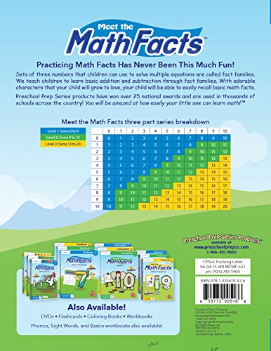 Meet the Math Facts Level 1 - Workbook | Pricepulse