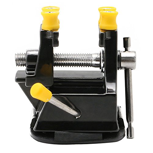 image for Yakamoz Mini Suction Vise Drill Press Vise Walnut Clamp Table Bench Vi