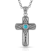 Montana Silversmiths Western Lifestyle Women's Christian Faith Cross Pendant Necklace