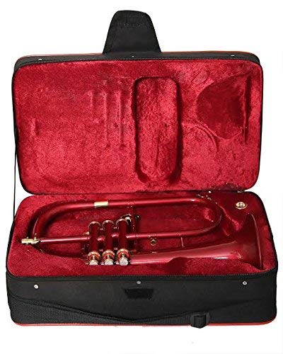 FLUGEL HORN RED COLOR 3 VALVE Bb - Thumbnail 3