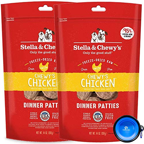 Stella & Chewy's Freeze Dried Raw Dinner Patties Dog Food 2 Pack (28oz