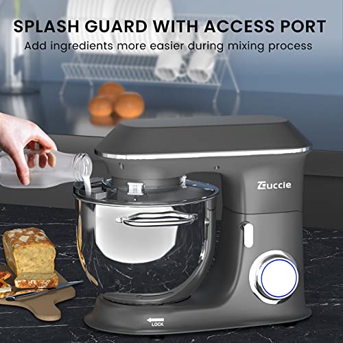 Stand Mixer, Zuccie 660W 6Speed TiltHead Food Mixer, 8L Mixers