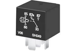 JOWORTHY RY116 Relay, 12V 40A, 5-Pin, High-Performance RY116 Fit for Blower Motor, Fuel Pump, A/C High Load, Engine Cut Off, Replace FOAB-14B192-AA 007903001