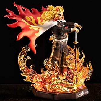 Amazon Co Jp 煉獄杏寿郎 フィギュア スタチュー 25 鬼滅の刃 Led発光 完成品 限定品 完成品 シリアルナンバー付き正規品 ホビー 通販