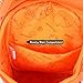 OFUN Dinosaur Backpack for Boys, 11'' Toddler Preschool Backpack, Dinosaur Toys Bag for Kids (Orange)