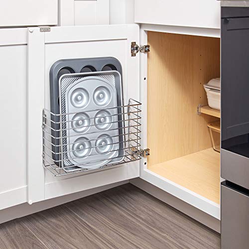 iDesign Classico Metal Over the Kitchen Bakeware Organizer