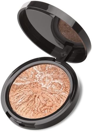 FM Baked Powder Luxury Sunkissed Effect Highlighter/Bronzer - Golden Brown 7g