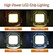 Hontiey High Power LED Chip 50W Pure White Light 6000K-6500K Bulbs 50 Watt Beads DIY Spotlights Floodlight COB Integration Lamp SMD