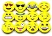 Emoji Erasers, 120-Pack Fun Cute Pencil Erasers for Kids, Great for Rewards, Party Favors, Birthdays, School Prizes, Classroom Incentives or Gifts for Teachers