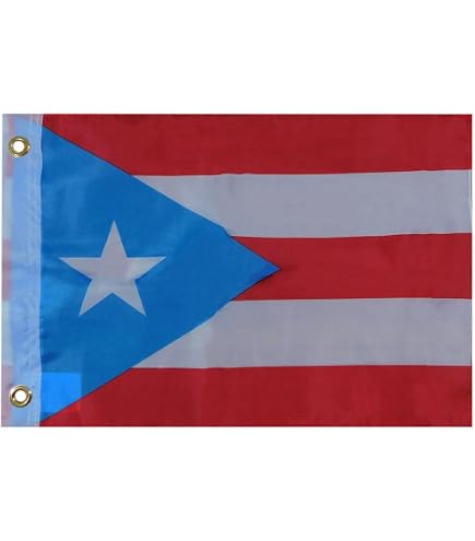 thumbnail image 2 of Puerto Rico Flag 2x3 FT - Large House Flag Borinquen Puerto Rican PR - 100% Polyester, Multicolor By Trade Winds 2 of 3